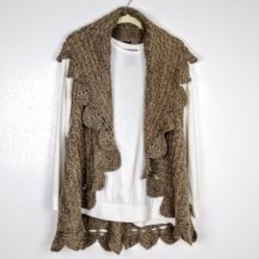 Donna Diosa Crocheted Sweater Vest